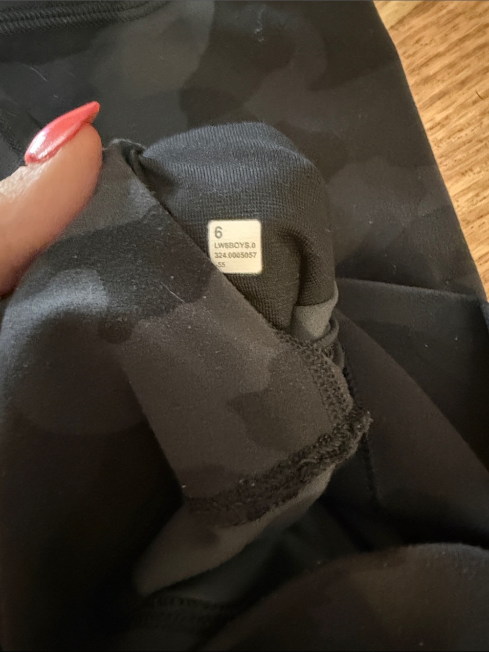 Lululemon High-Waist Camo Leggings - Black/Grey - Picture 2 of 2